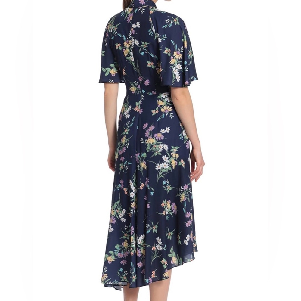 Maggy London Navy Floral Maxi Dress - Picture 10 of 11